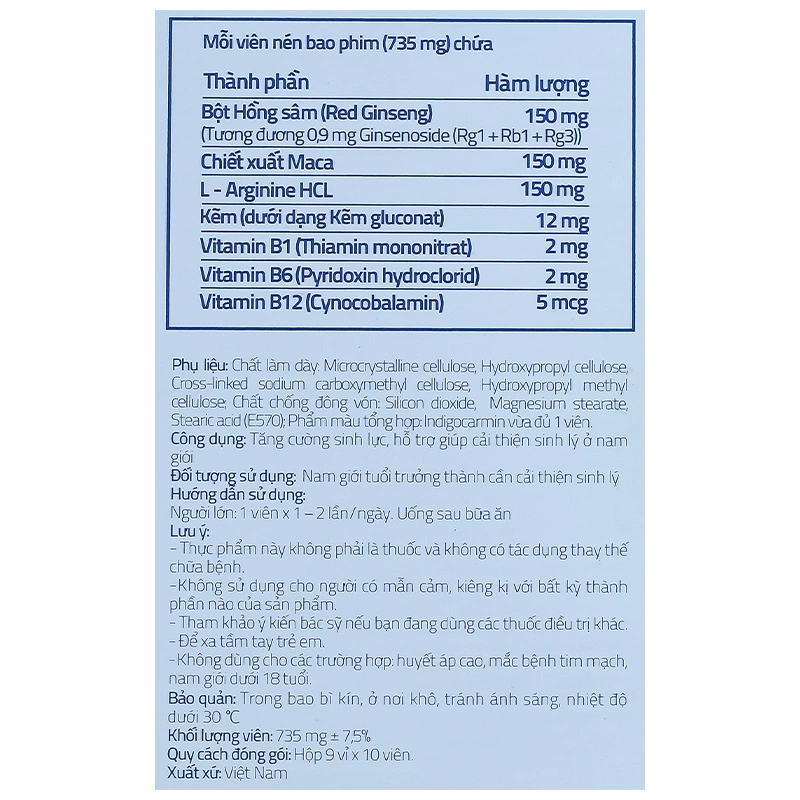 Thực phẩm bảo vệ sức khoẻ: Shinsam Revive - 8